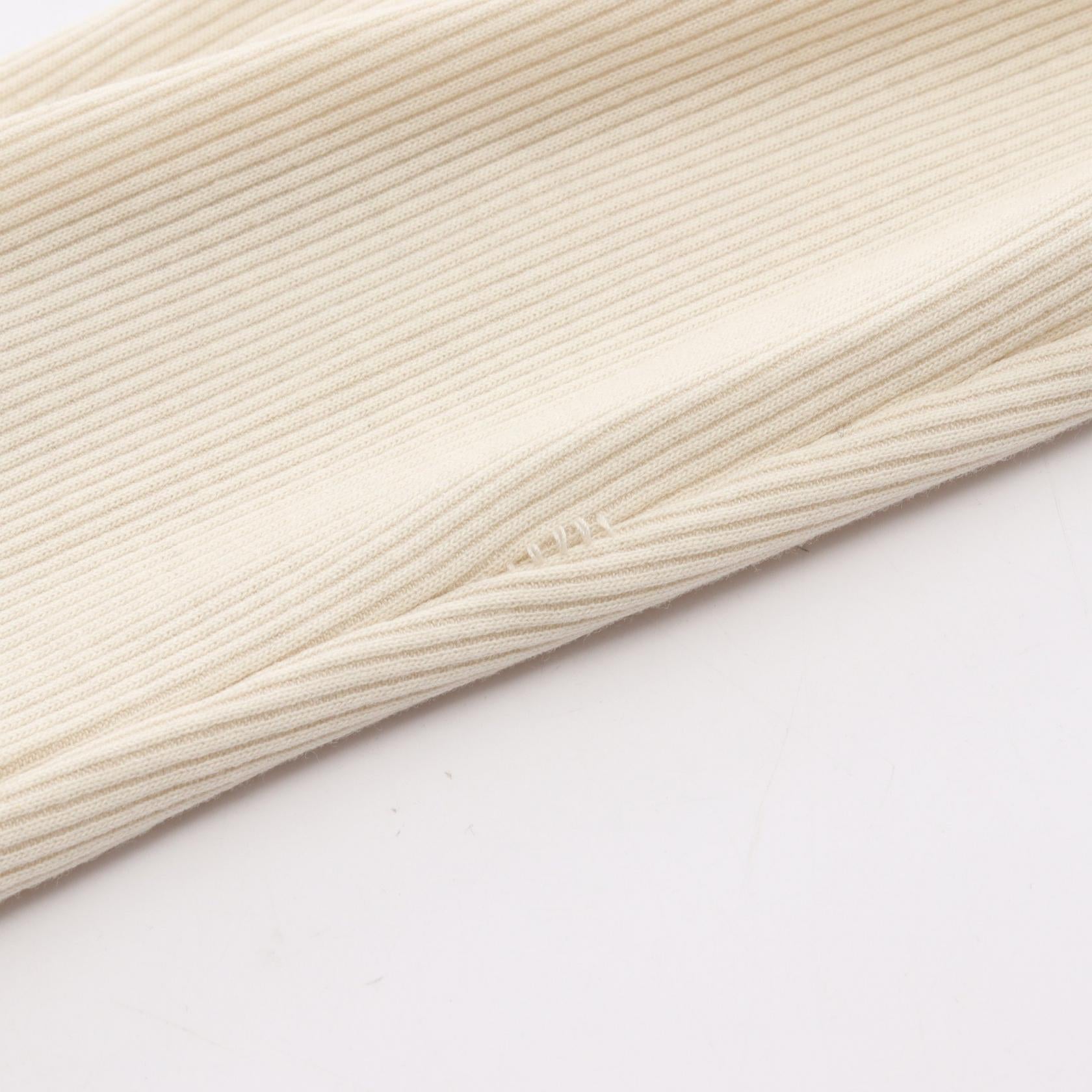 BUTTON UP WRAP T-SHIRT ハイネック 長袖 トップス レーヨン アイボリー ロウ クラシック トップス LOW CLASSIC