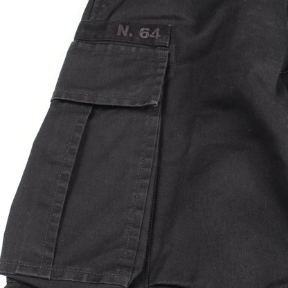 カーゴパンツ ワイドパンツ コットン ブラック ディースクエアード ボトムス DSQUARED2