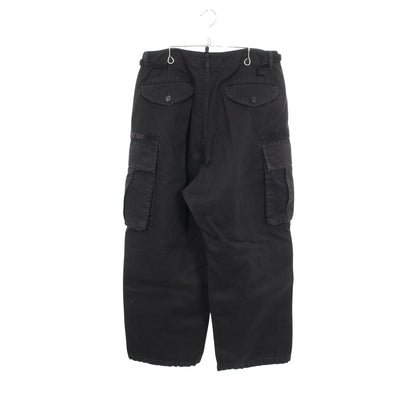 カーゴパンツ ワイドパンツ コットン ブラック ディースクエアード ボトムス DSQUARED2