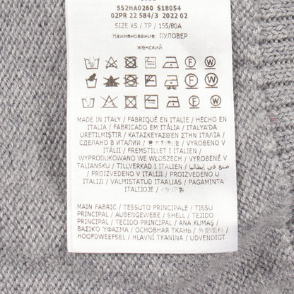 クルーネック ニット ウール グレー ブラック エムエムシックスメゾンマルジェラ トップス MM6 MAISON MARGIELA