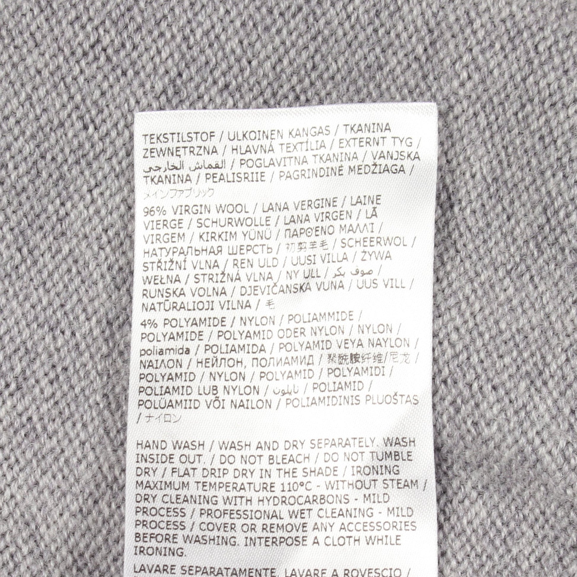 クルーネック ニット ウール グレー ブラック エムエムシックスメゾンマルジェラ トップス MM6 MAISON MARGIELA