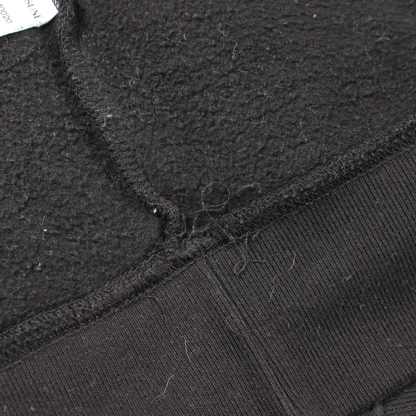 CONTOUR FOX PATCH 裏起毛 スウェットシャツ コットン ブラック メゾンキツネ トップス MAISON KITSUNE
