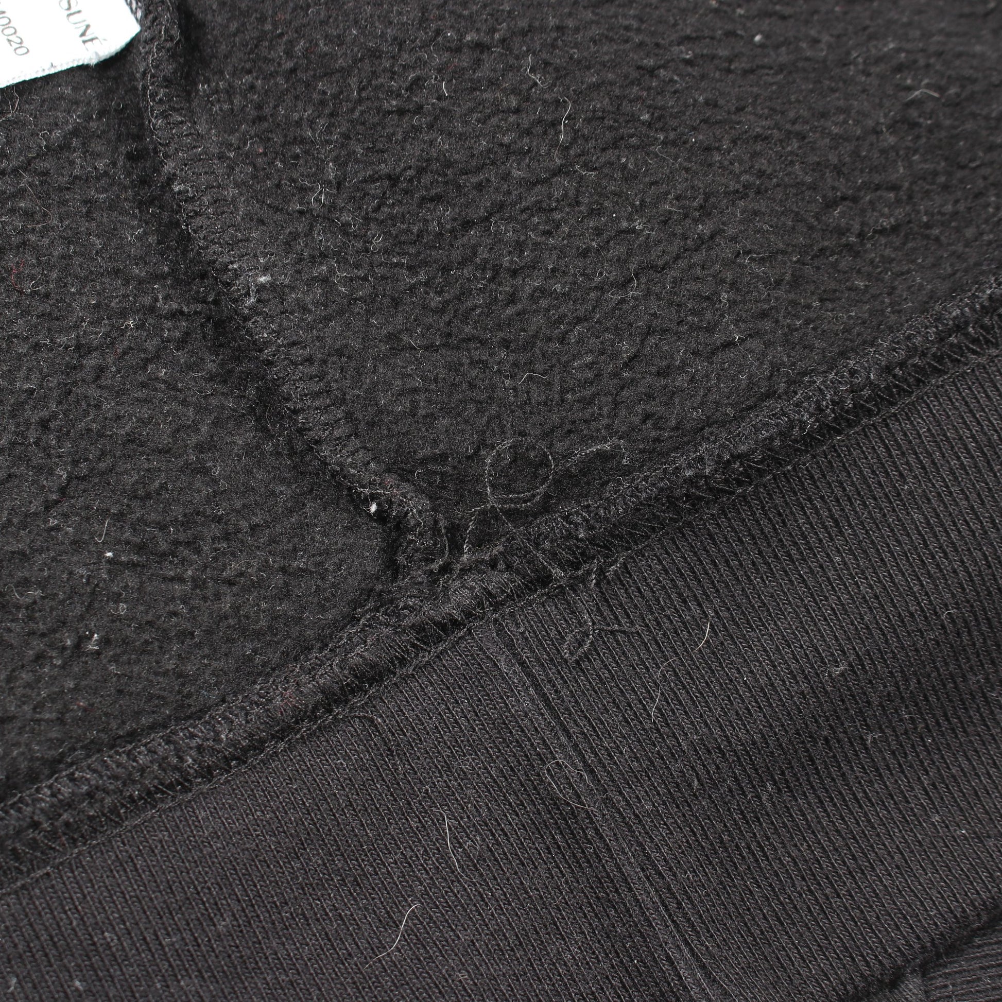 CONTOUR FOX PATCH 裏起毛 スウェットシャツ コットン ブラック メゾンキツネ トップス MAISON KITSUNE