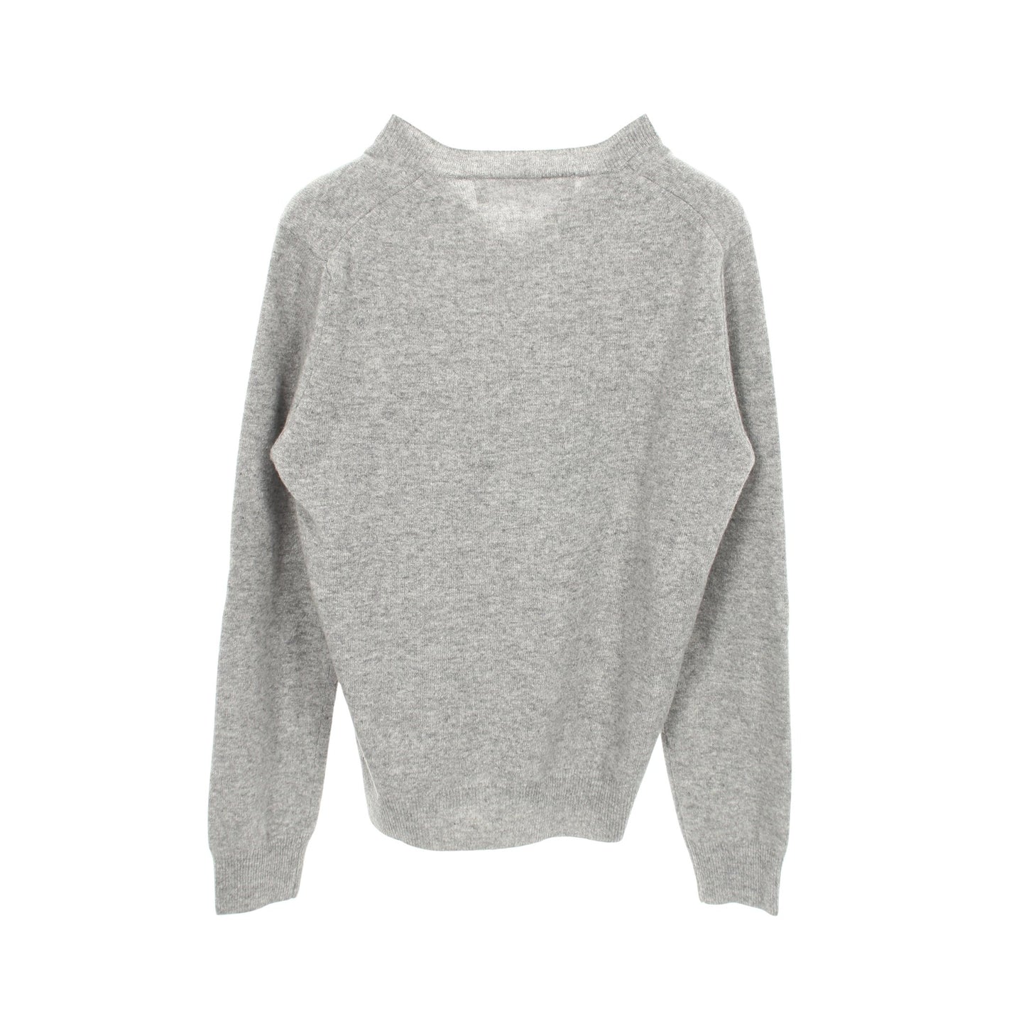 パートパッチ Vネック ニット ウール グレー プレイコムデギャルソン トップス PLAY COMME des GARCONS