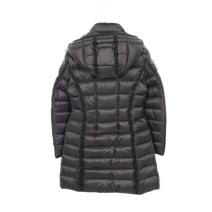 HERMINE ダウンコート ナイロン ブラック モンクレール アウター MONCLER
