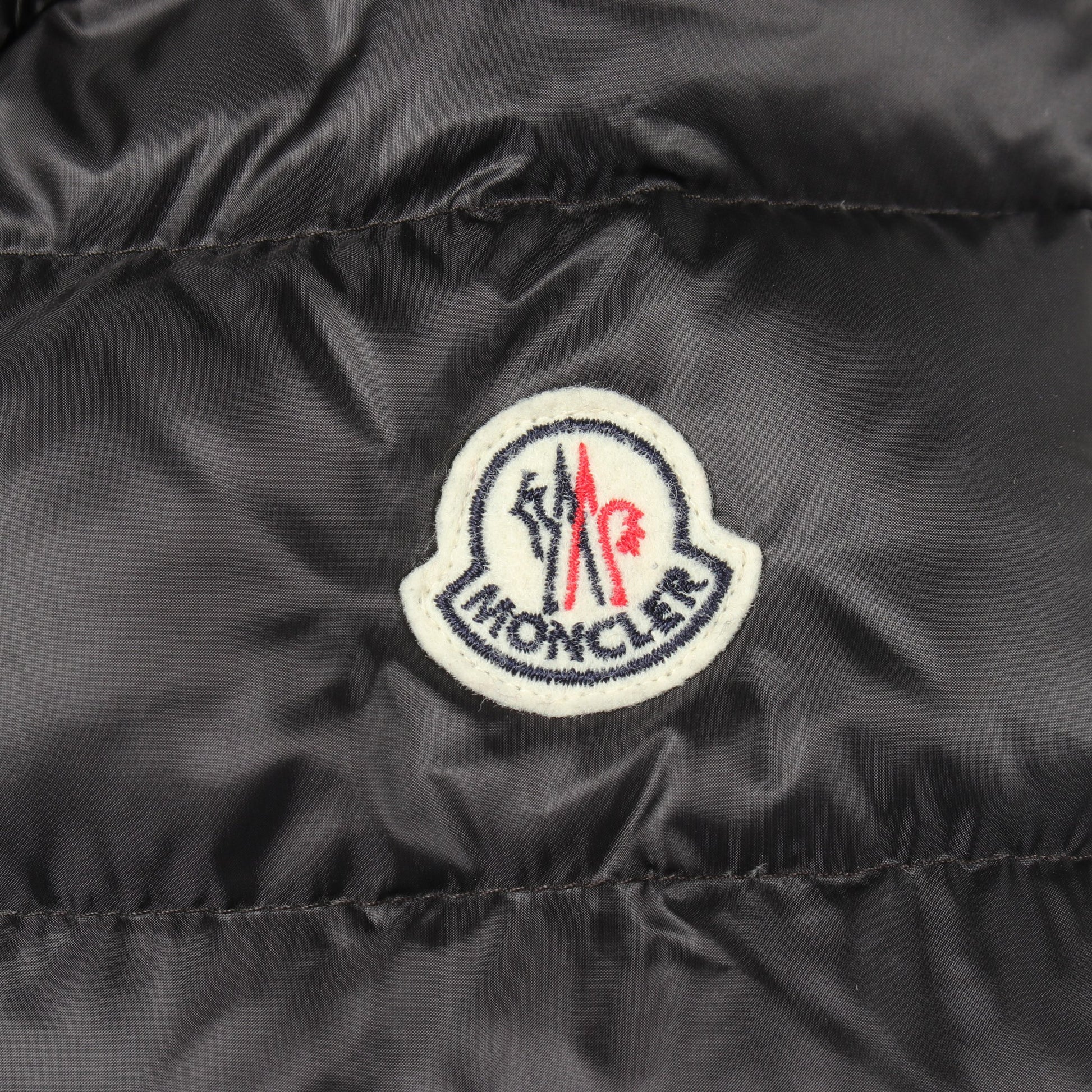 HERMINE ダウンコート ナイロン ブラック モンクレール アウター MONCLER