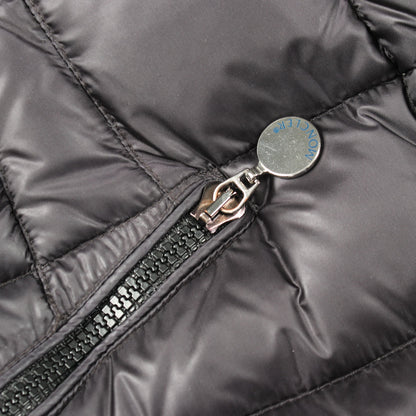 HERMINE ダウンコート ナイロン ブラック モンクレール アウター MONCLER