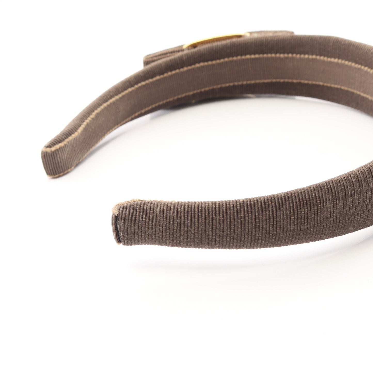 ヴァラリボン カチューシャ ファブリック グレーブラウン サルヴァトーレフェラガモ アクセサリー Salvatore Ferragamo