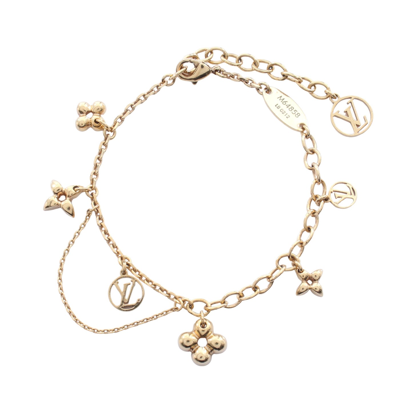 ブラスレ ブルーミング ブレスレット GP ゴールド ルイヴィトン アクセサリー LOUIS VUITTON