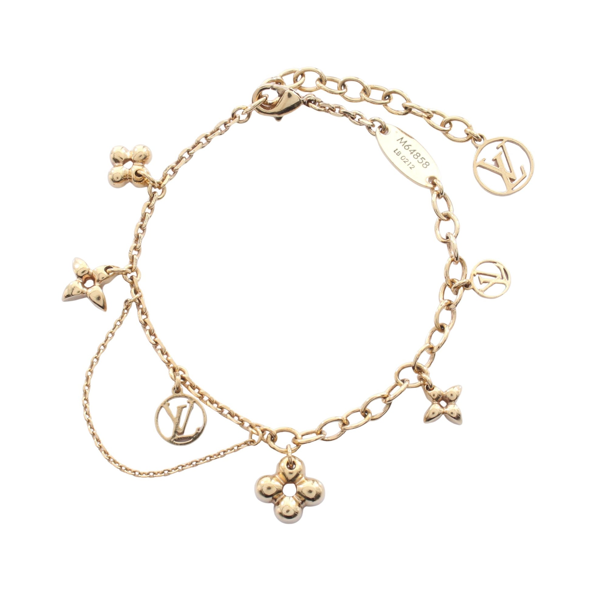 ブラスレ ブルーミング ブレスレット GP ゴールド ルイヴィトン アクセサリー LOUIS VUITTON