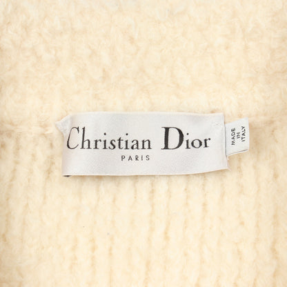Caro ニット ジャケット ウール アイボリー ブラック クリスチャンディオール アウター Christian Dior