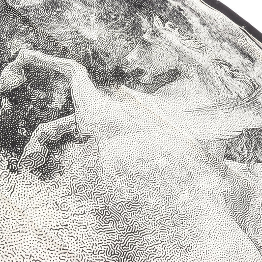 カレジェアン カレ140 CLAIR DE LUNE スカーフ ショール カシミヤ シルク ブラック オフホワイト エルメス