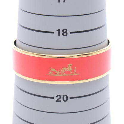 エマイユGM バングル GP 七宝 ピンクレッド ゴールド エルメス アクセサリー HERMES