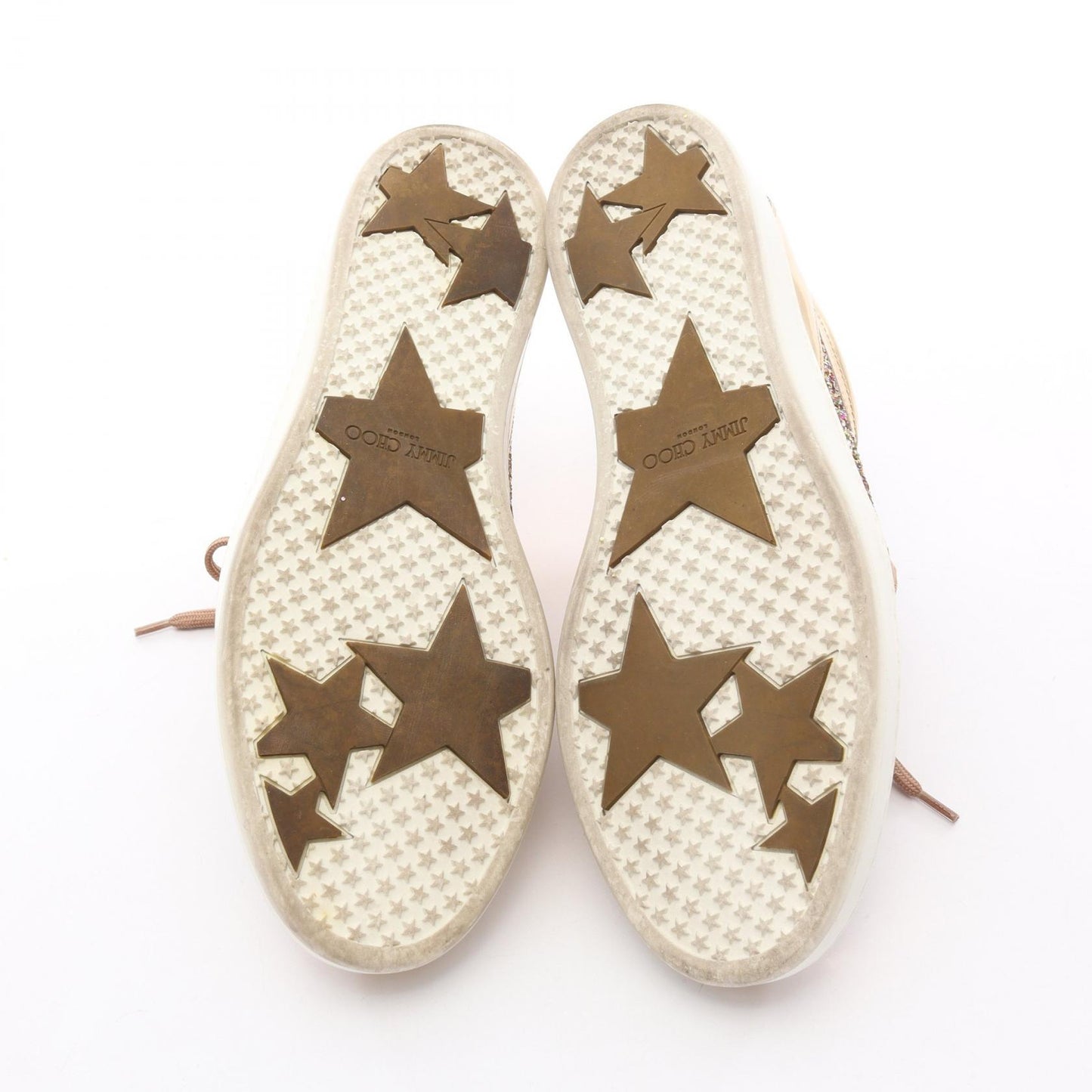 MIAMI グリッター スニーカー ファブリック ゴールド マルチカラー ジミーチュウ シューズ JIMMY CHOO