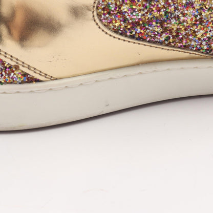 MIAMI グリッター スニーカー ファブリック ゴールド マルチカラー ジミーチュウ シューズ JIMMY CHOO