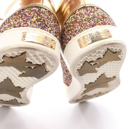 MIAMI グリッター スニーカー ファブリック ゴールド マルチカラー ジミーチュウ シューズ JIMMY CHOO