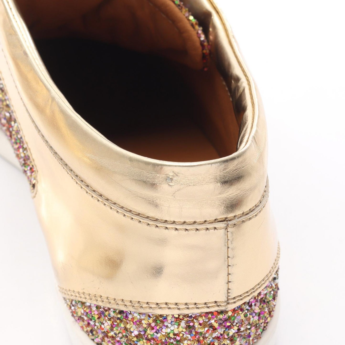 MIAMI グリッター スニーカー ファブリック ゴールド マルチカラー ジミーチュウ シューズ JIMMY CHOO