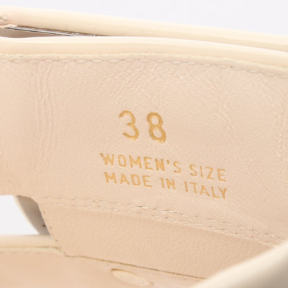 スライドサンダル エナメルレザー アイボリー ロジェヴィヴィエ シューズ Roger Vivier