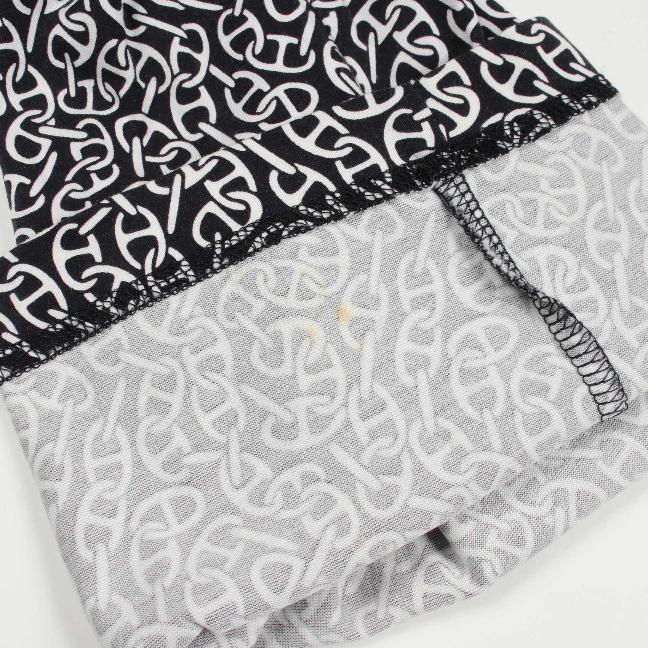 Naoussa Chaine ナウサ シェーヌプリント クルーネック 長袖Tシャツ