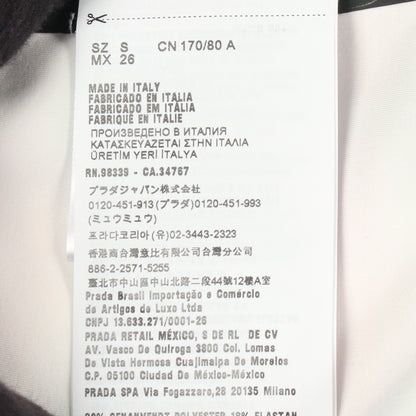 トライアングルパターン ジップアップパーカー ジャケット エラスタン ホワイト レッド ブラック プラダ アウター PRADA