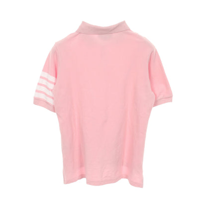 4BAR クラシックピケ ポロシャツ コットン ピンク トムブラウン トップス THOM BROWNE
