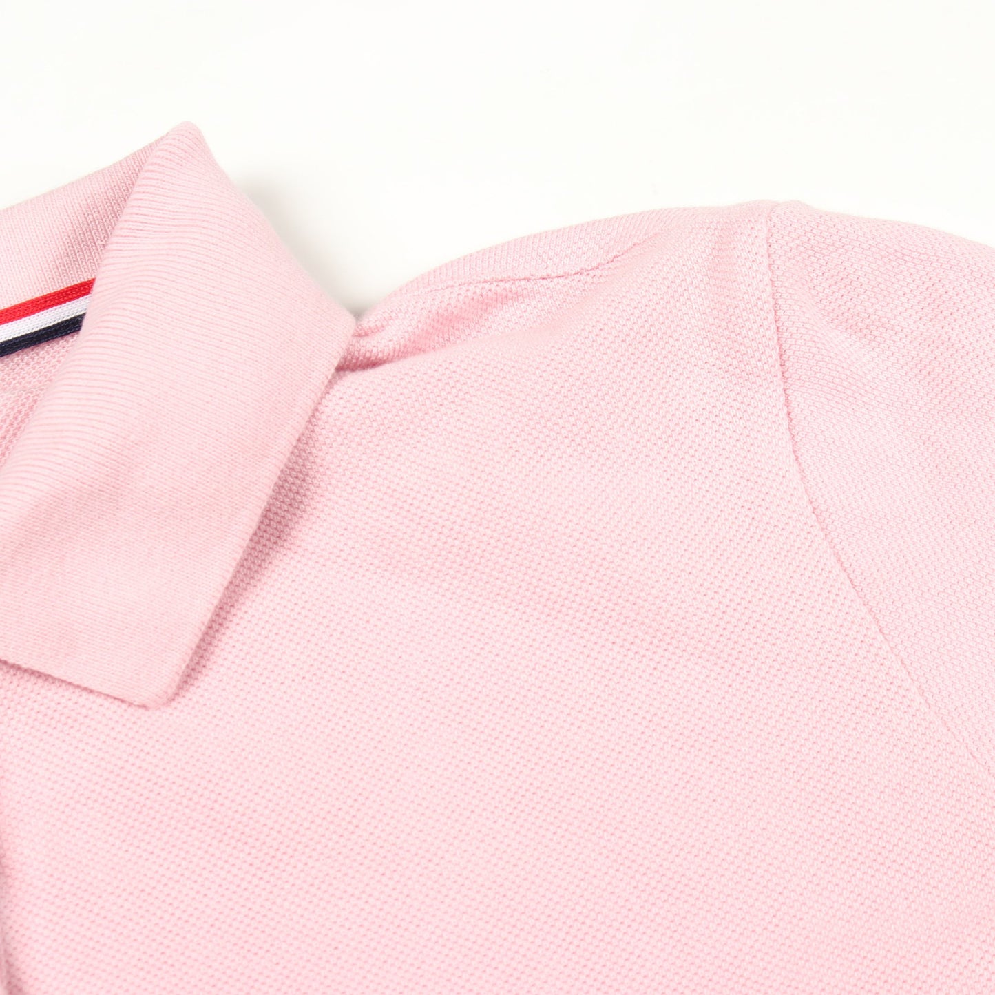 4BAR クラシックピケ ポロシャツ コットン ピンク トムブラウン トップス THOM BROWNE