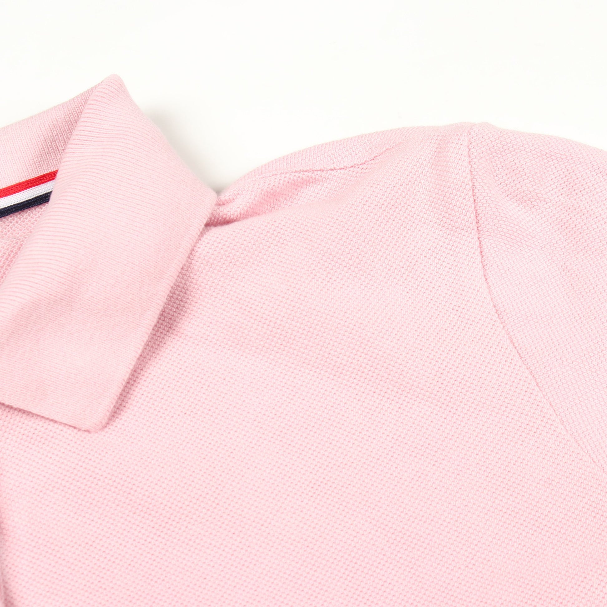 4BAR クラシックピケ ポロシャツ コットン ピンク トムブラウン トップス THOM BROWNE