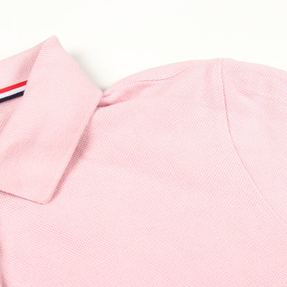 4BAR クラシックピケ ポロシャツ コットン ピンク トムブラウン トップス THOM BROWNE