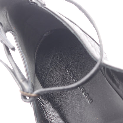 フラットシューズ バレエシューズ レザー ブラック バレンシアガ シューズ BALENCIAGA