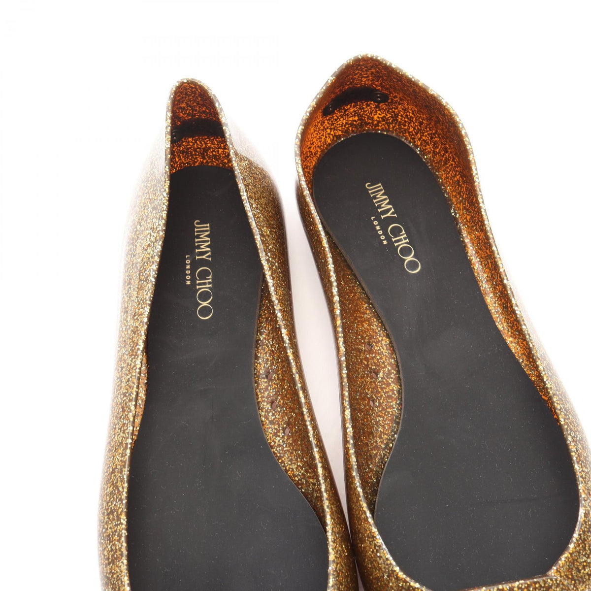 ラメ パンプス ラバー ゴールド ジミーチュウ シューズ JIMMY CHOO
