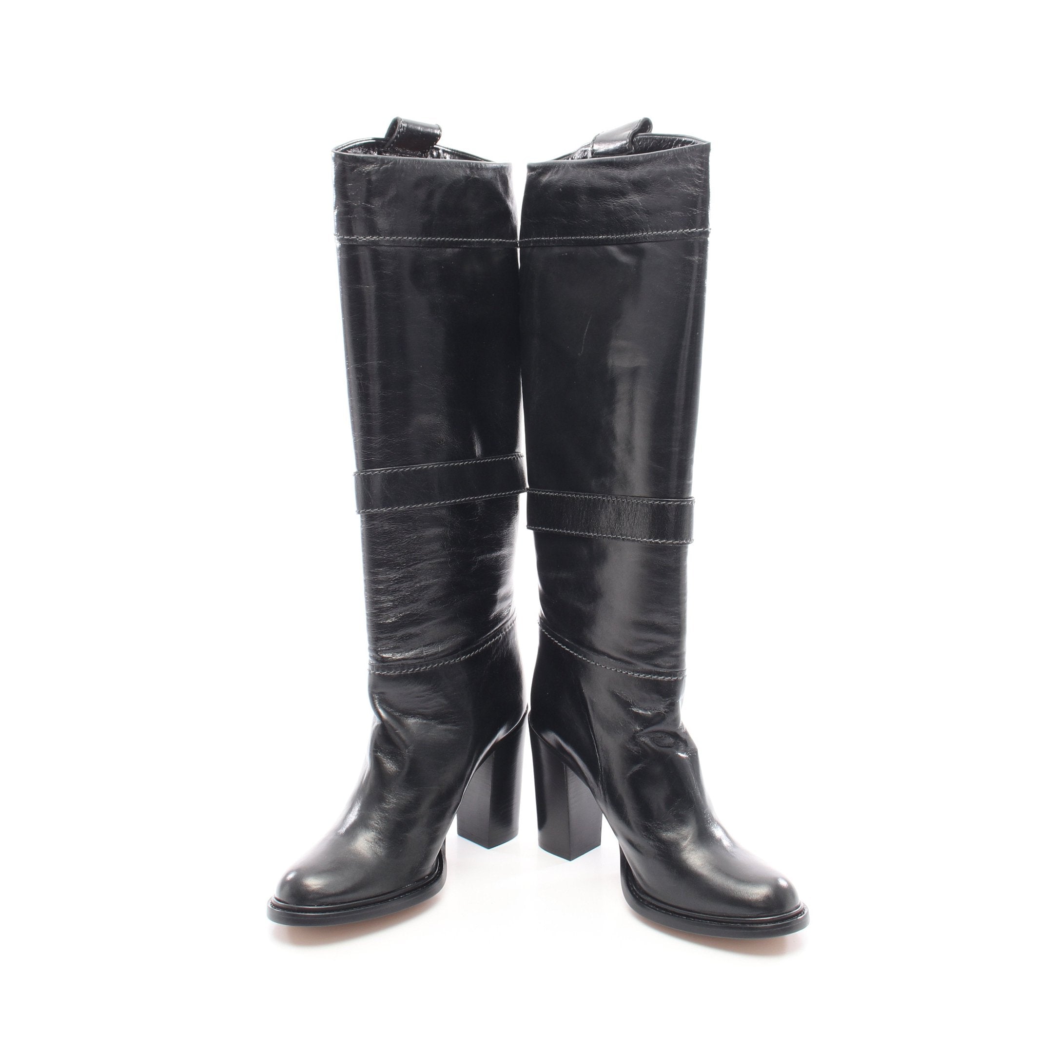 Chloe/クロエ ロングブーツ　Vibram ヒール バックル スタッズ Chloe - クロエ Chloe ブーツの通販 by KOMEHYO ONLINE ラクマ店