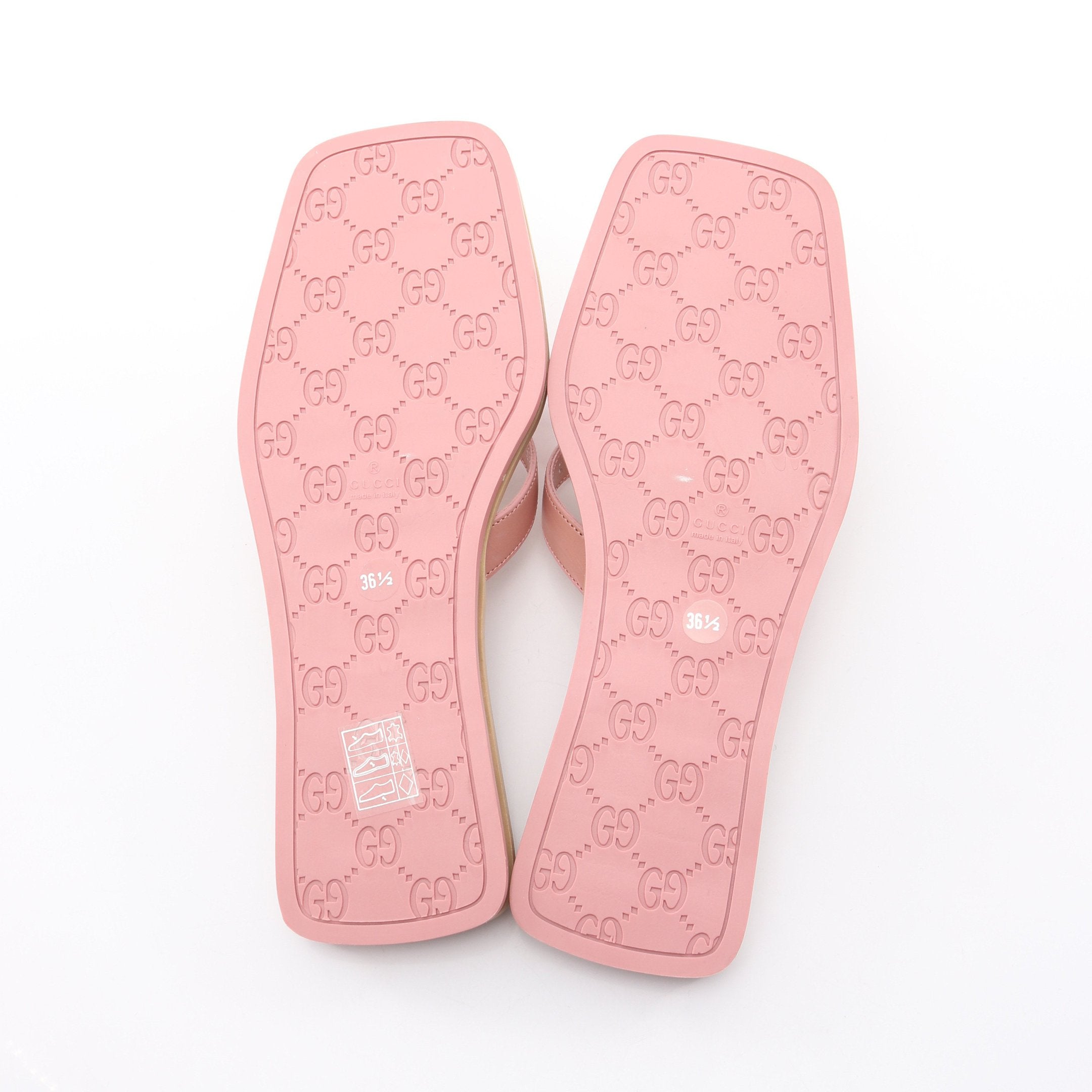 GUCCI web スライド　サンダル　ピンクラバー GG柄 ビーチサンダル スライドサンダル レザー ラバー ピンク ベージュ