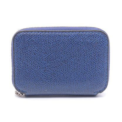 ZIP AROUND CARD HOLDER カードケース レザー ブルー ヴァレクストラ 財布・小物 Valextra