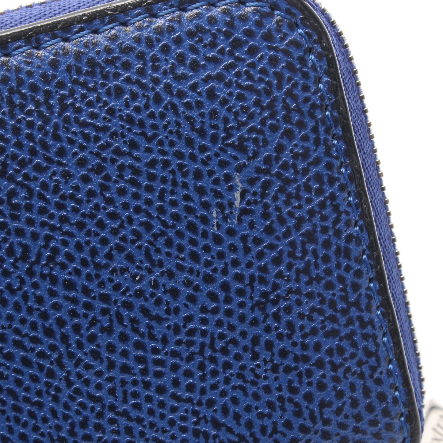 ZIP AROUND CARD HOLDER カードケース レザー ブルー ヴァレクストラ 財布・小物 Valextra