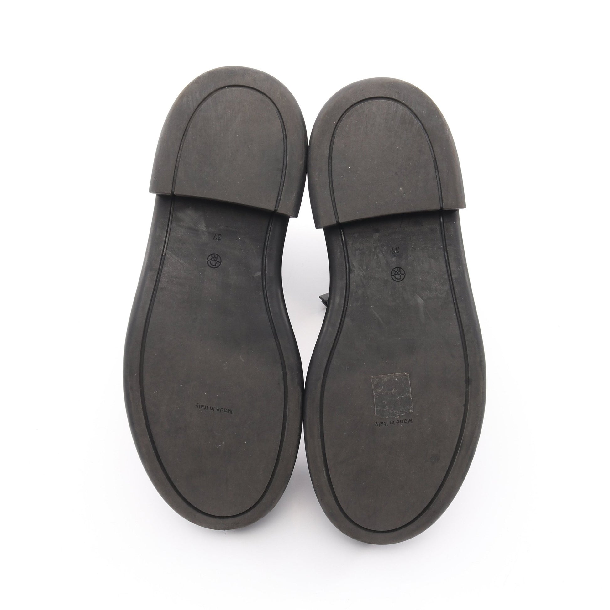Zipped Boot ブーツ レザー ブラック ザロウ シューズ THE ROW