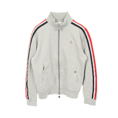 トリコロール トラックジャケット コットン グレー モンクレール アウター MONCLER