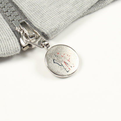 トリコロール トラックジャケット コットン グレー モンクレール アウター MONCLER