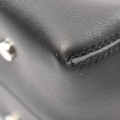 DI ドローストリング 2WAY ハンドバッグ レザー ブラック トッズ バッグ TOD'S
