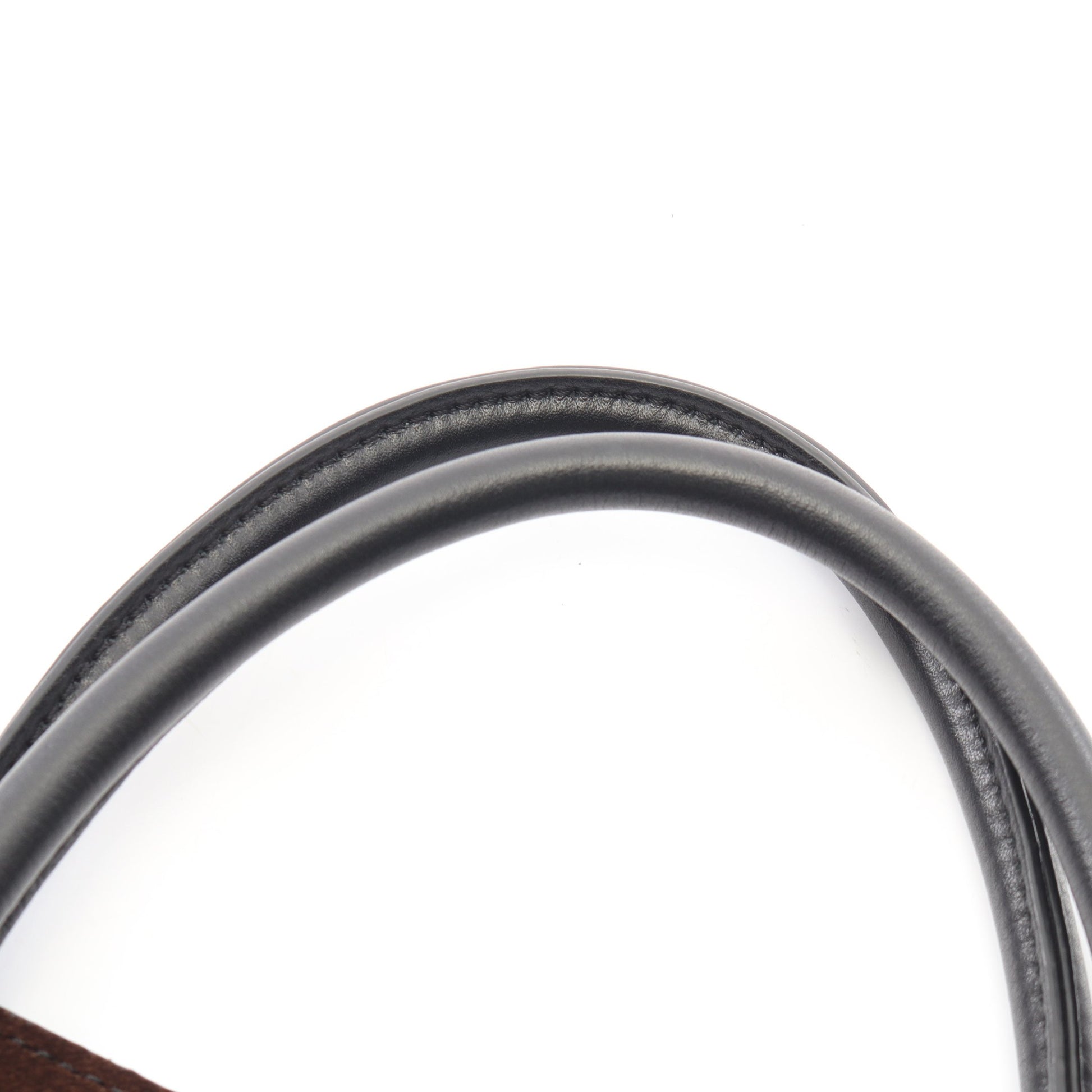DI ドローストリング 2WAY ハンドバッグ レザー ブラック トッズ バッグ TOD'S