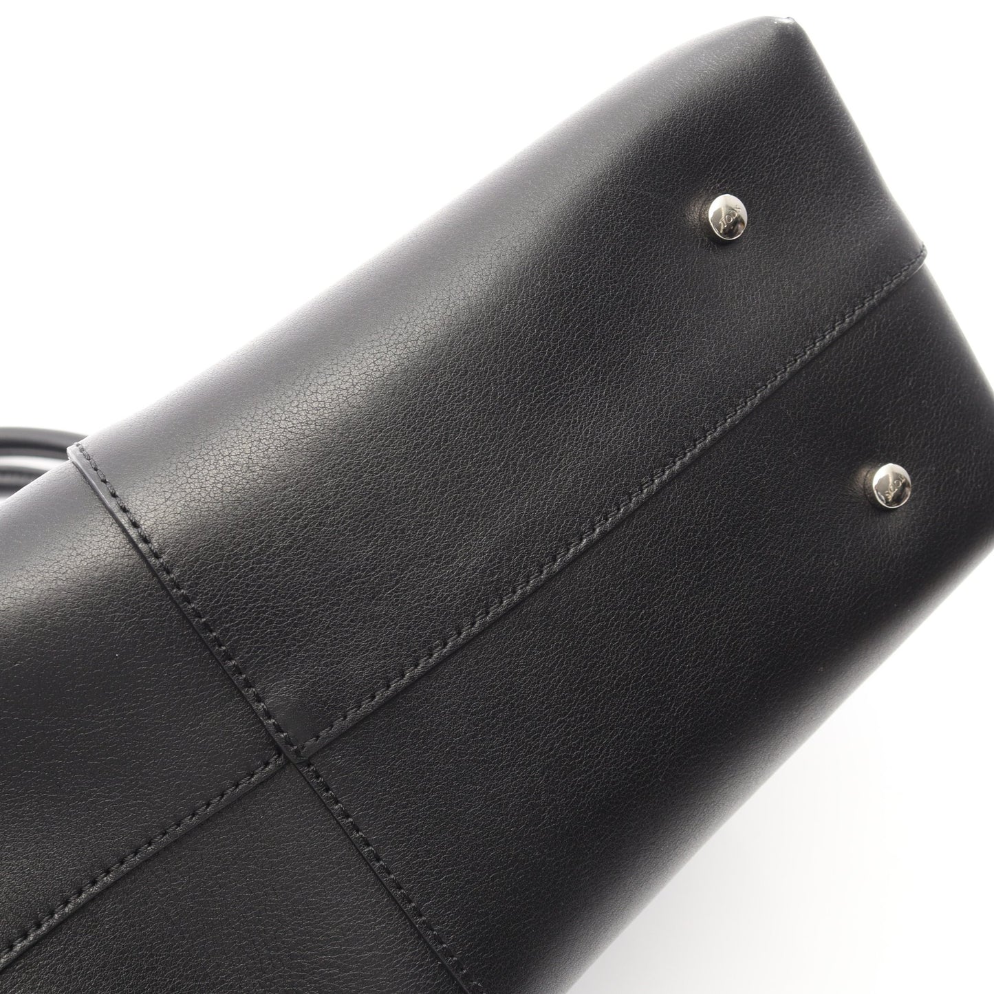 DI ドローストリング 2WAY ハンドバッグ レザー ブラック トッズ バッグ TOD'S