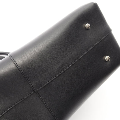 DI ドローストリング 2WAY ハンドバッグ レザー ブラック トッズ バッグ TOD'S