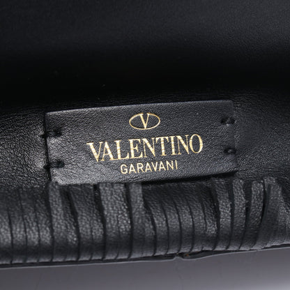 フリンジ ショルダーバッグ トートバッグ レザー ブラック ヴァレンティノガラヴァーニ バッグ VALENTINO GARAVANI