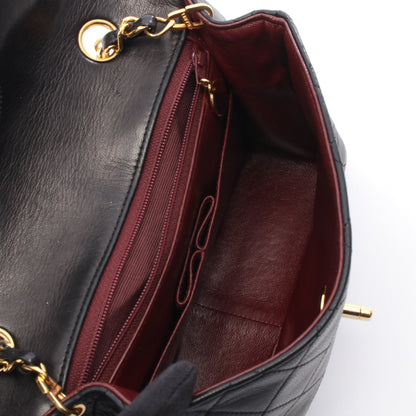 ミニマトラッセ20 チェーンショルダーバッグ ラムスキン ブラック ゴールド金具 シャネル バッグ CHANEL