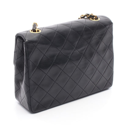 ミニマトラッセ20 チェーンショルダーバッグ ラムスキン ブラック ゴールド金具 シャネル バッグ CHANEL