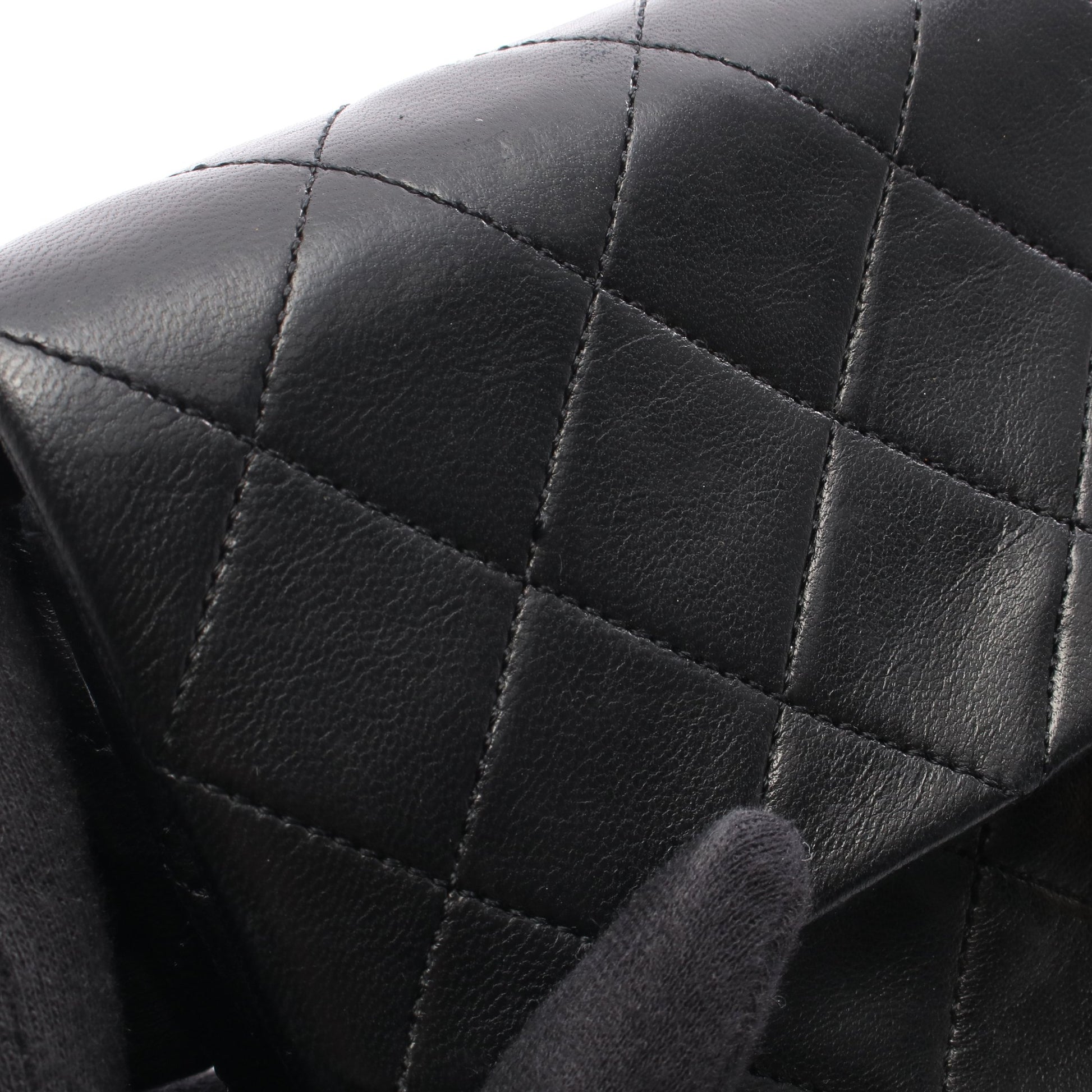 ミニマトラッセ20 チェーンショルダーバッグ ラムスキン ブラック ゴールド金具 シャネル バッグ CHANEL