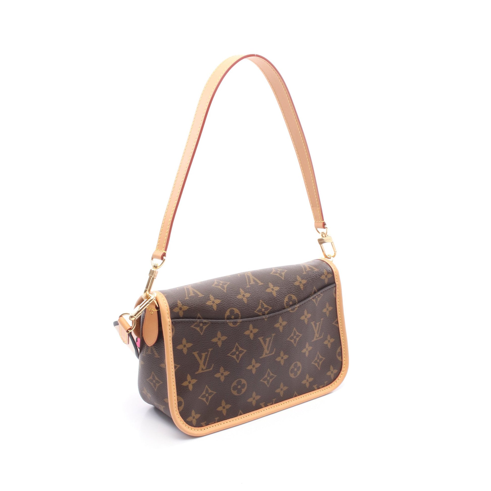 ディアヌ NM PM モノグラム フューシャ ワンショルダーバッグ PVC レザー ブラウン 2WAY ルイヴィトン バッグ LOUIS VUITTON