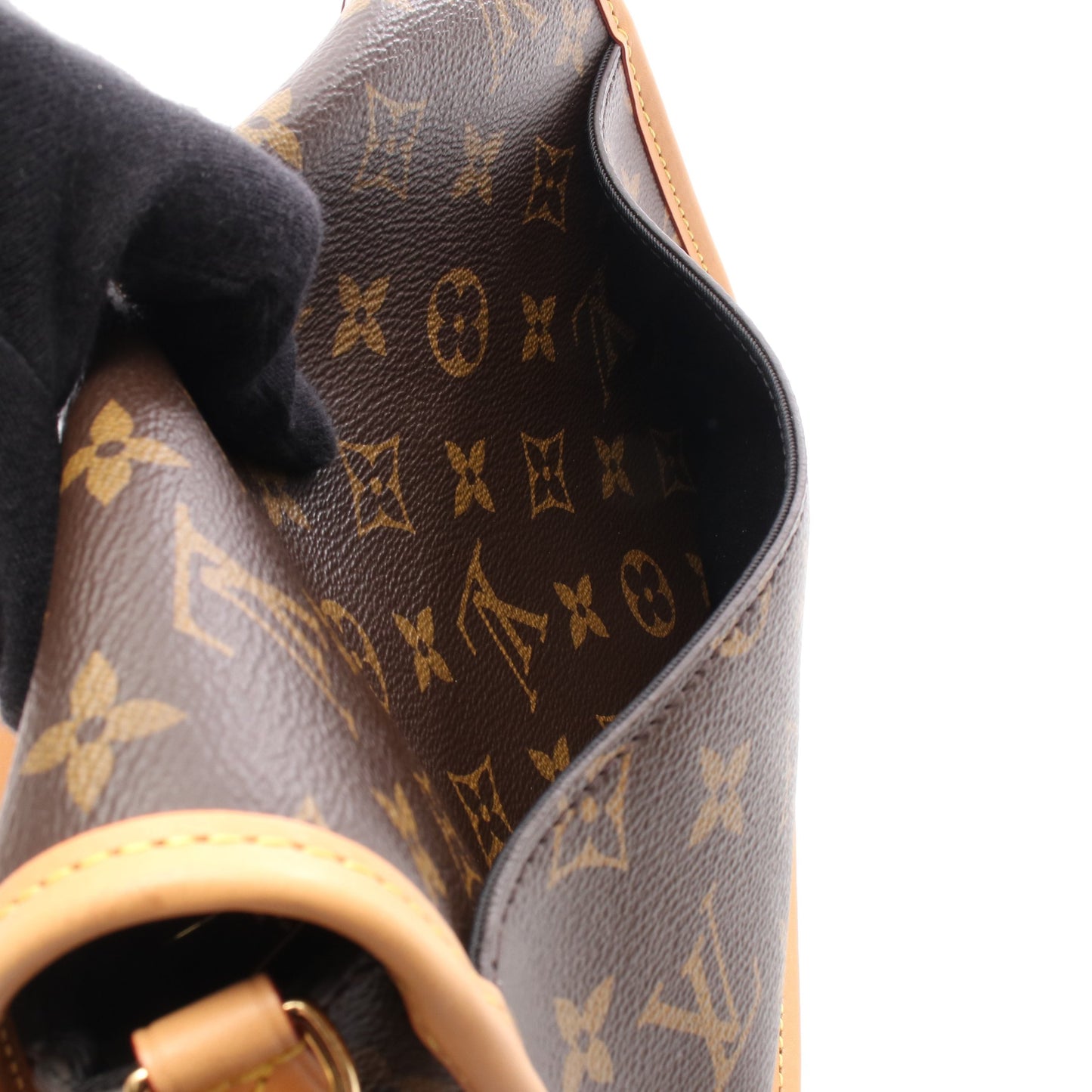 ディアヌ NM PM モノグラム フューシャ ワンショルダーバッグ PVC レザー ブラウン 2WAY ルイヴィトン バッグ LOUIS VUITTON