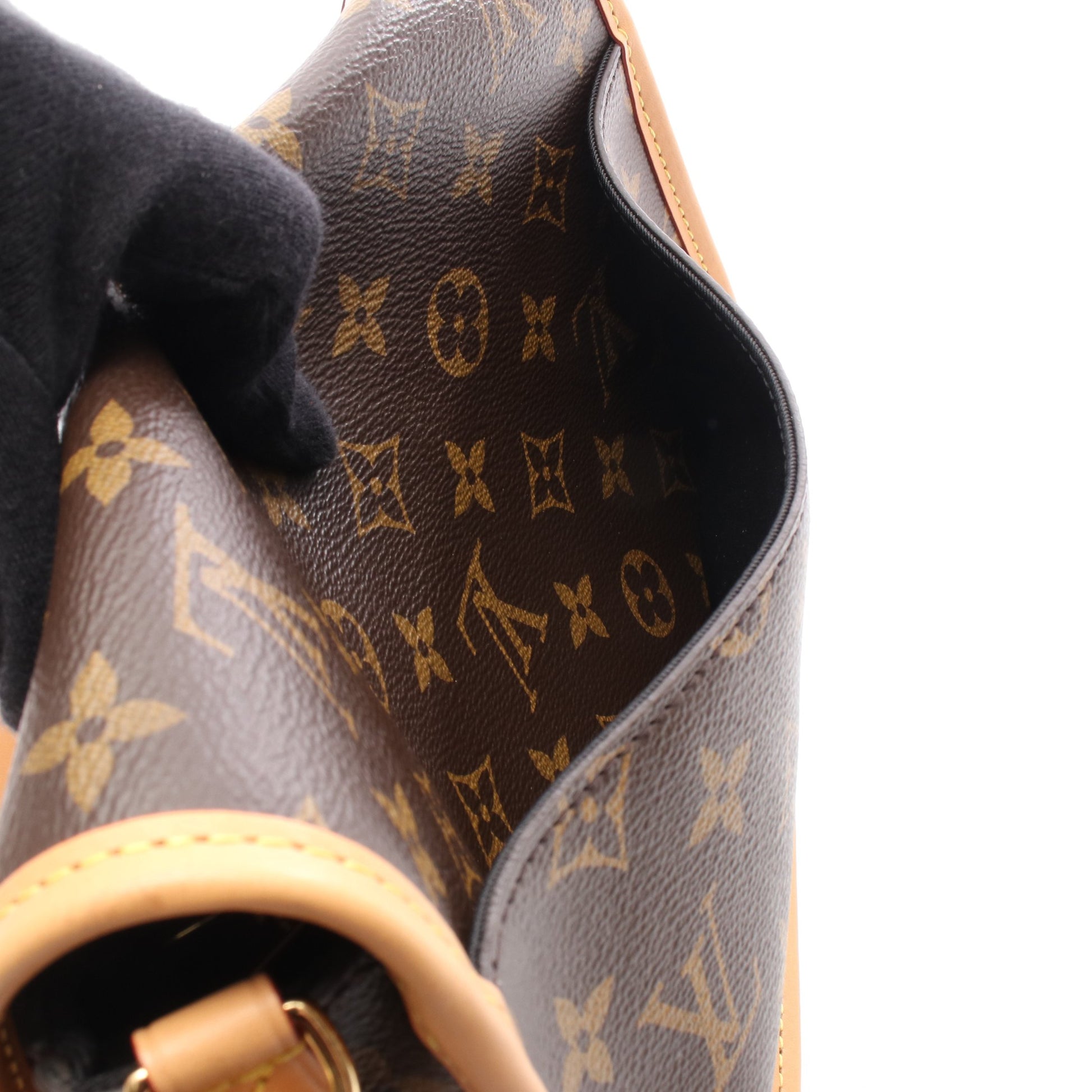 ディアヌ NM PM モノグラム フューシャ ワンショルダーバッグ PVC レザー ブラウン 2WAY ルイヴィトン バッグ LOUIS VUITTON