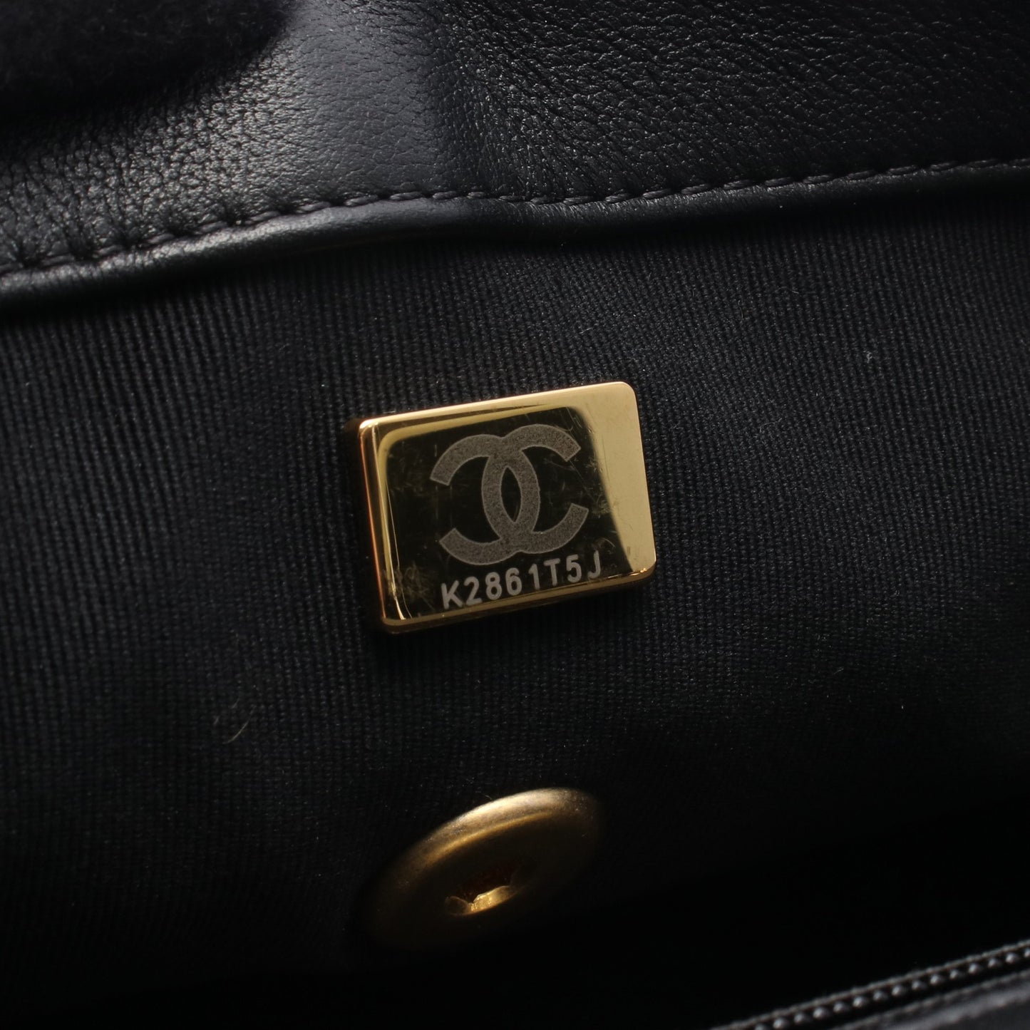 マトラッセ チェーンショルダーバッグ レザー ブラック ゴールド金具 シャネル バッグ CHANEL