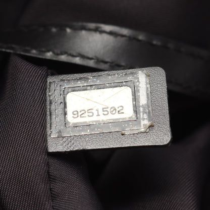 ニュートラベルラインMM ハンドバッグ トートバッグ ナイロンキャンバス レザー ブラック ゴールド金具 シャネル バッグ CHANEL
